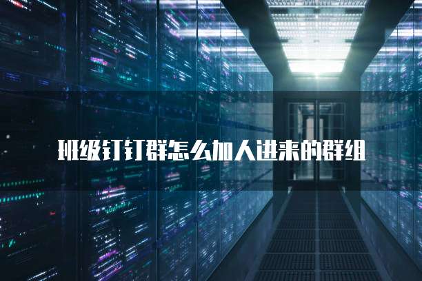 班级钉钉群怎么加人进来的群组
