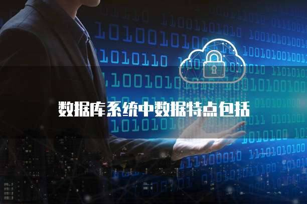 数据库系统中数据特点包括