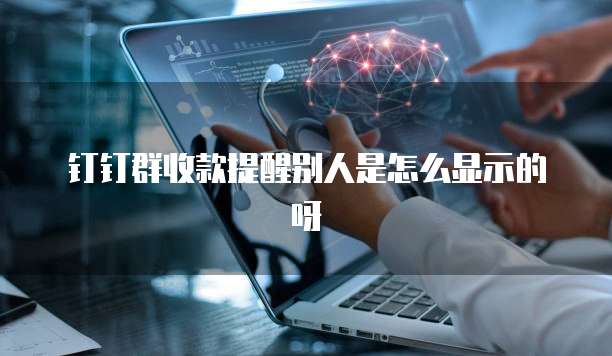 钉钉群收款提醒别人是怎么显示的呀