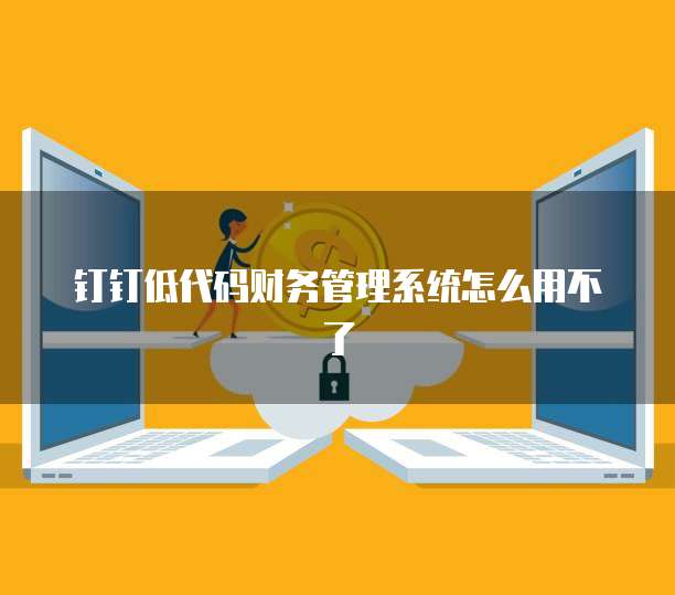 钉钉低代码财务管理系统怎么用不了
