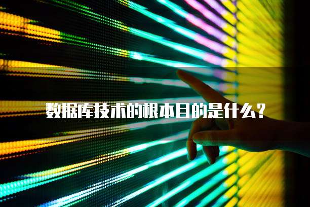数据库技术的根本目的是什么？