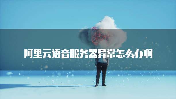 阿里云语音服务器异常怎么办啊