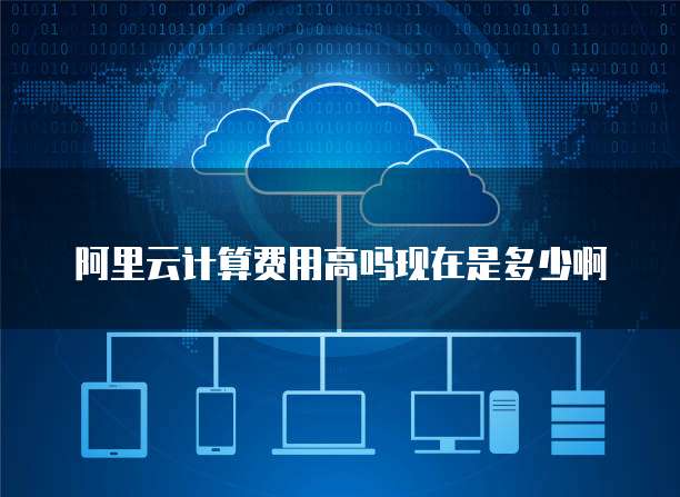 阿里云计算费用高吗现在是多少啊