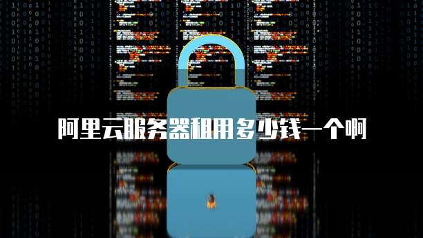 阿里云服务器租用多少钱一个啊