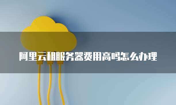 阿里云租服务器费用高吗怎么办理