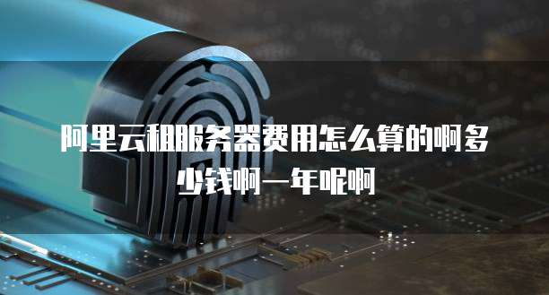 阿里云租服务器费用怎么算的啊多少钱啊一年呢啊