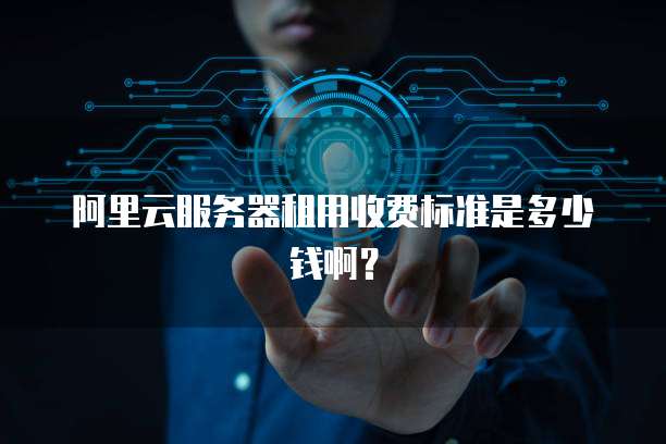 阿里云服务器租用收费标准是多少钱啊?