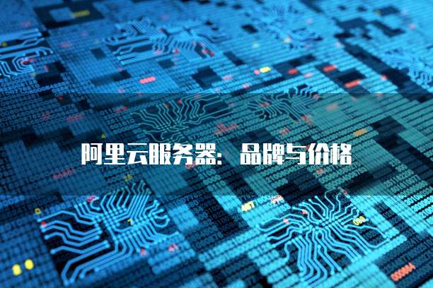 阿里云服务器:品牌与价格