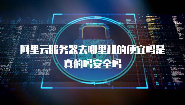 阿里云服务器去哪里租的便宜吗是真的吗安全吗