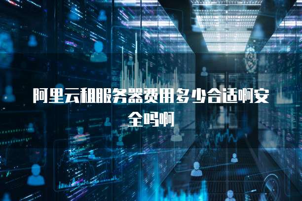 阿里云租服务器费用多少合适啊安全吗啊