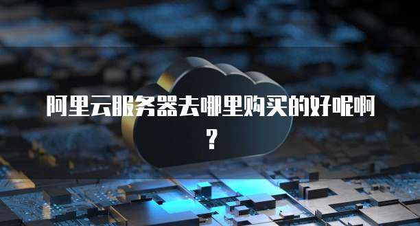 阿里云服务器去哪里购买的好呢啊?