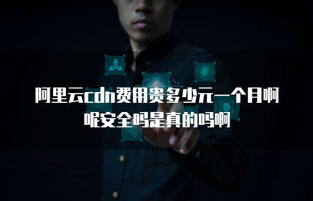 阿里云cdn费用贵多少元一个月啊呢安全吗是真的吗啊
