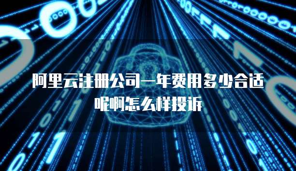 阿里云注册公司一年费用多少合适呢啊怎么样投诉