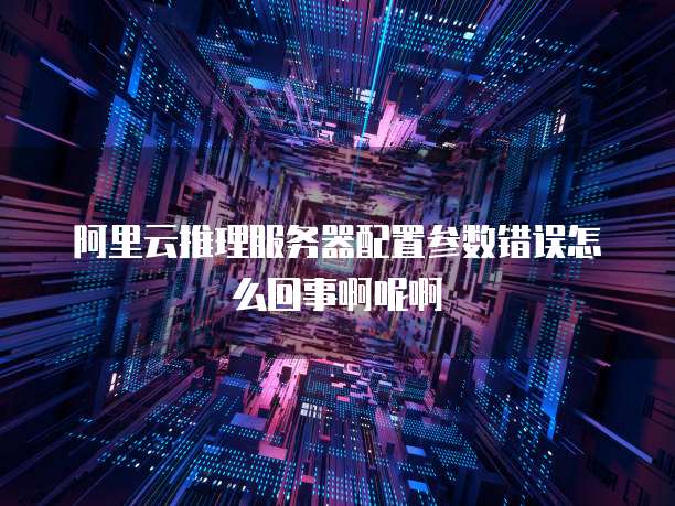 阿里云推理服务器配置参数错误怎么回事啊呢啊