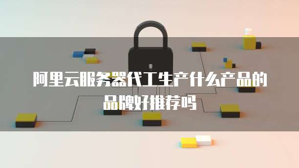 阿里云服务器代工生产什么产品的品牌好推荐吗