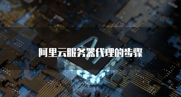 阿里云服务器代理的步骤