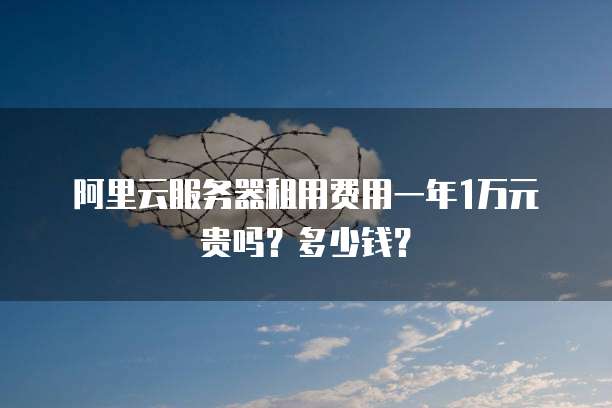 阿里云服务器租用费用一年1万元贵吗?多少钱?