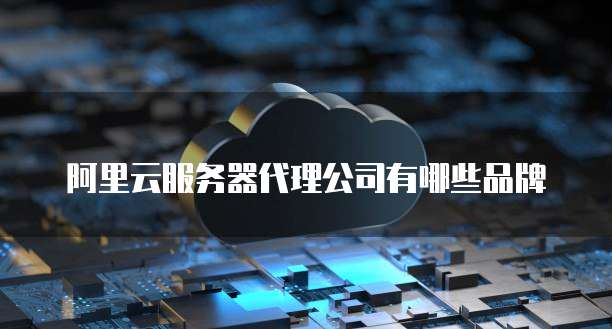 阿里云服务器代理公司有哪些品牌