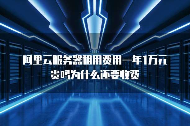 阿里云服务器租用费用一年1万元贵吗为什么还要收费
