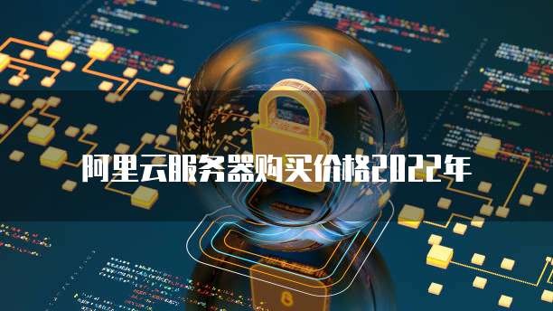阿里云服务器购买价格2022年