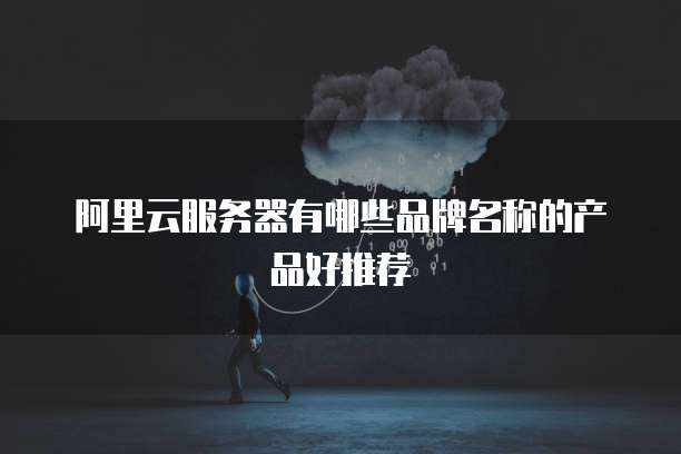 阿里云服务器有哪些品牌名称的产品好推荐