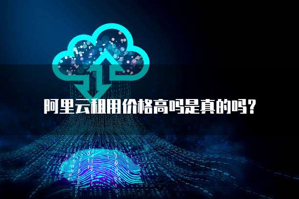 阿里云租用价格高吗是真的吗?