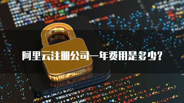 阿里云注册公司一年费用是多少？