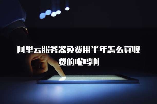 阿里云服务器免费用半年怎么算收费的呢吗啊