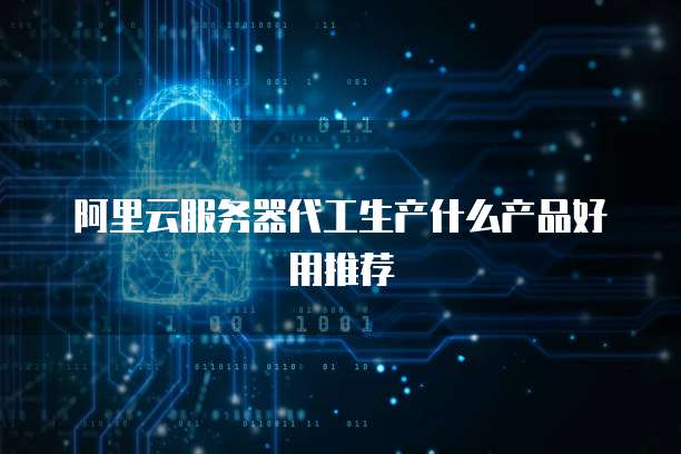 阿里云服务器代工生产什么产品好用推荐