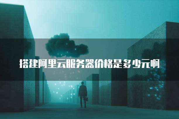 搭建阿里云服务器价格是多少元啊