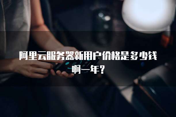 阿里云服务器新用户价格是多少钱啊一年?