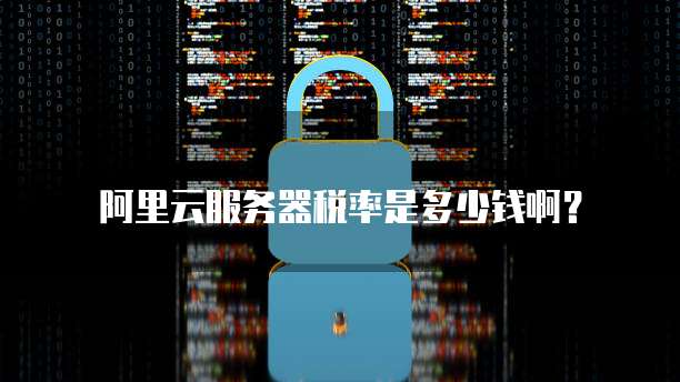阿里云服务器税率是多少钱啊?