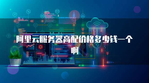 阿里云服务器高配价格多少钱一个啊