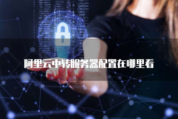 阿里云中转服务器配置在哪里看
