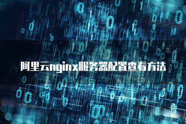 阿里云nginx服务器配置查看方法