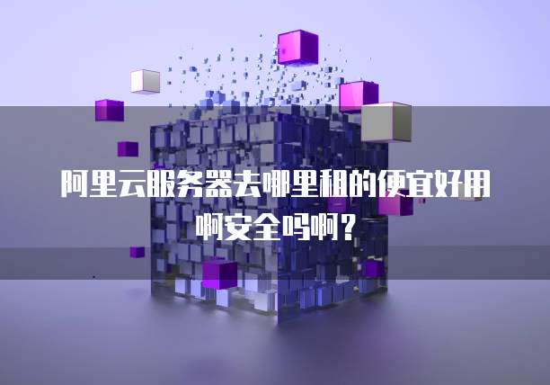 阿里云服务器去哪里租的便宜好用啊安全吗啊?