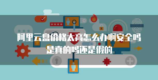 阿里云盘价格太高怎么办啊安全吗是真的吗还是假的