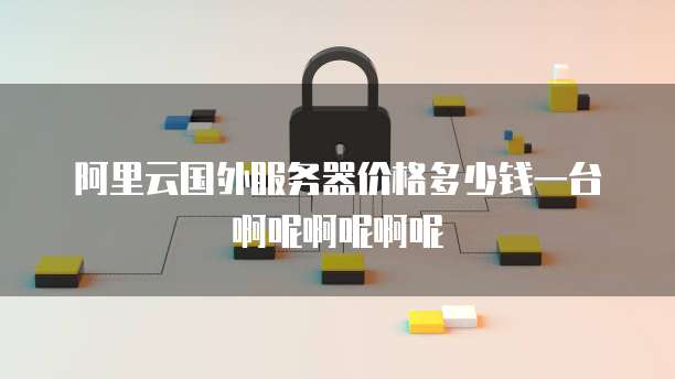 阿里云国外服务器价格多少钱一台啊呢啊呢啊呢