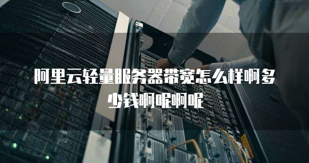 阿里云轻量服务器带宽怎么样啊多少钱啊呢啊呢