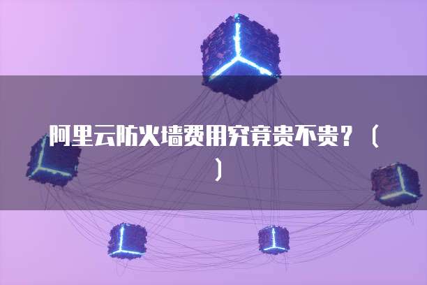 阿里云防火墙费用究竟贵不贵?()