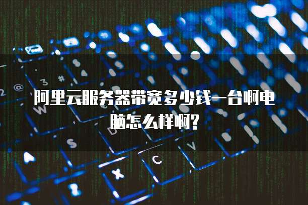 阿里云服务器带宽多少钱一台啊电脑怎么样啊?