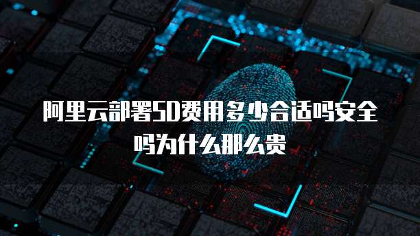 阿里云部署SD费用多少合适吗安全吗为什么那么贵