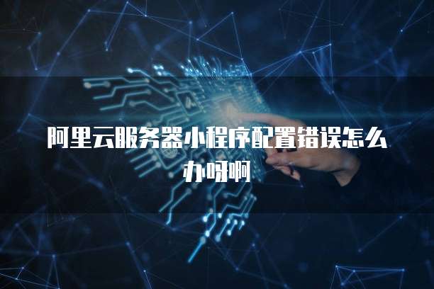 阿里云服务器小程序配置错误怎么办呀啊