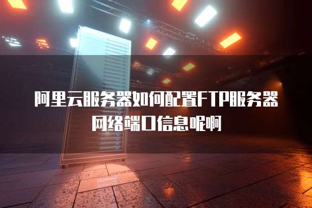 阿里云服务器如何配置FTP服务器网络端口信息呢啊