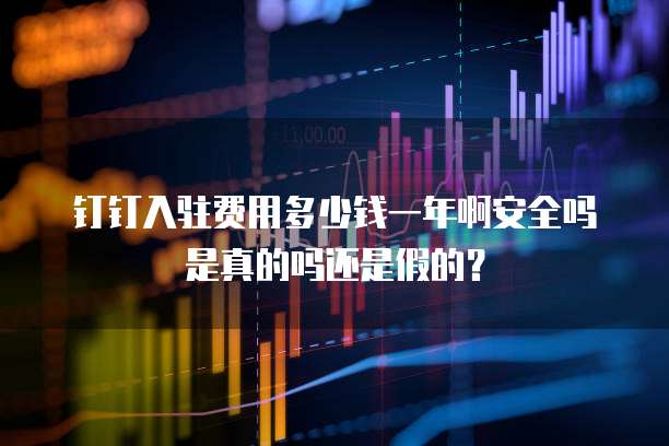 钉钉入驻费用多少钱一年啊安全吗是真的吗还是假的?
