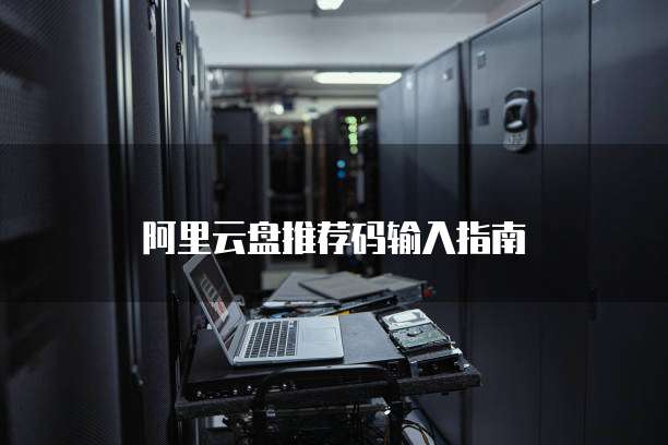 阿里云盘推荐码输入指南