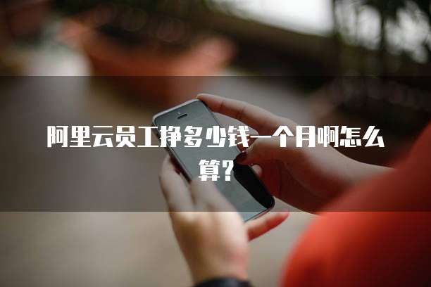 阿里云员工挣多少钱一个月啊怎么算?
