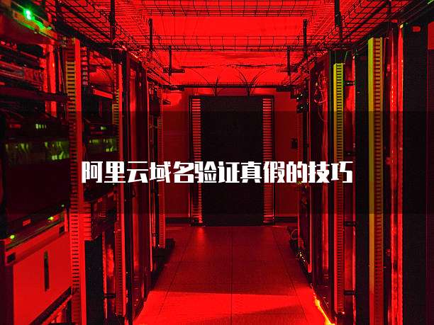 阿里云域名验证真假的技巧