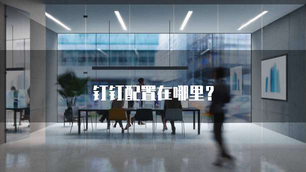 钉钉配置在哪里?
