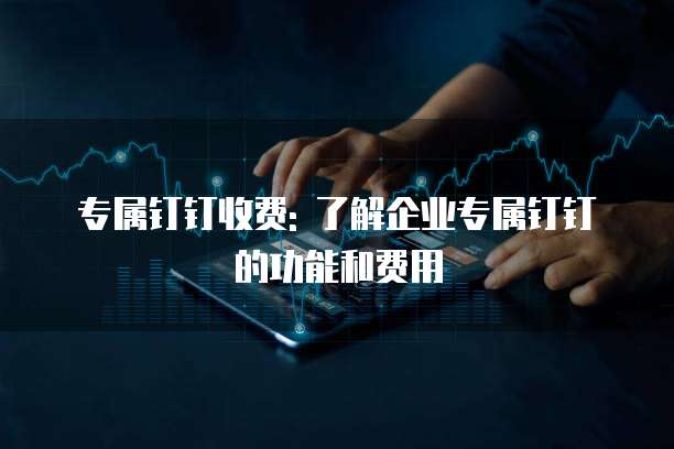 专属钉钉收费: 了解企业专属钉钉的功能和费用
